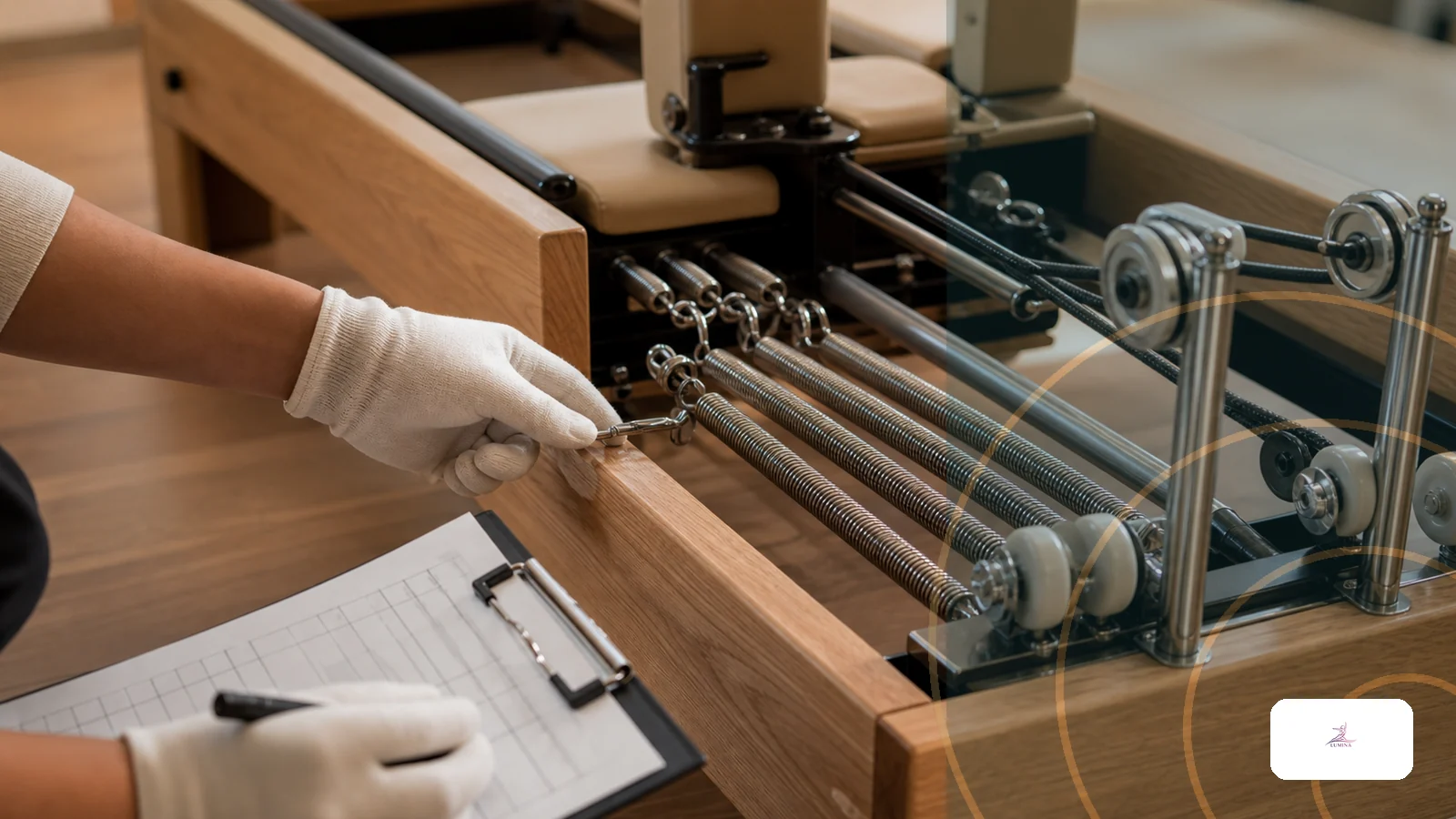 كيف تختار Reformer Pilates آمنا: فحص الجودة للموزعين والاستوديوهات - spring and rail quality inspection