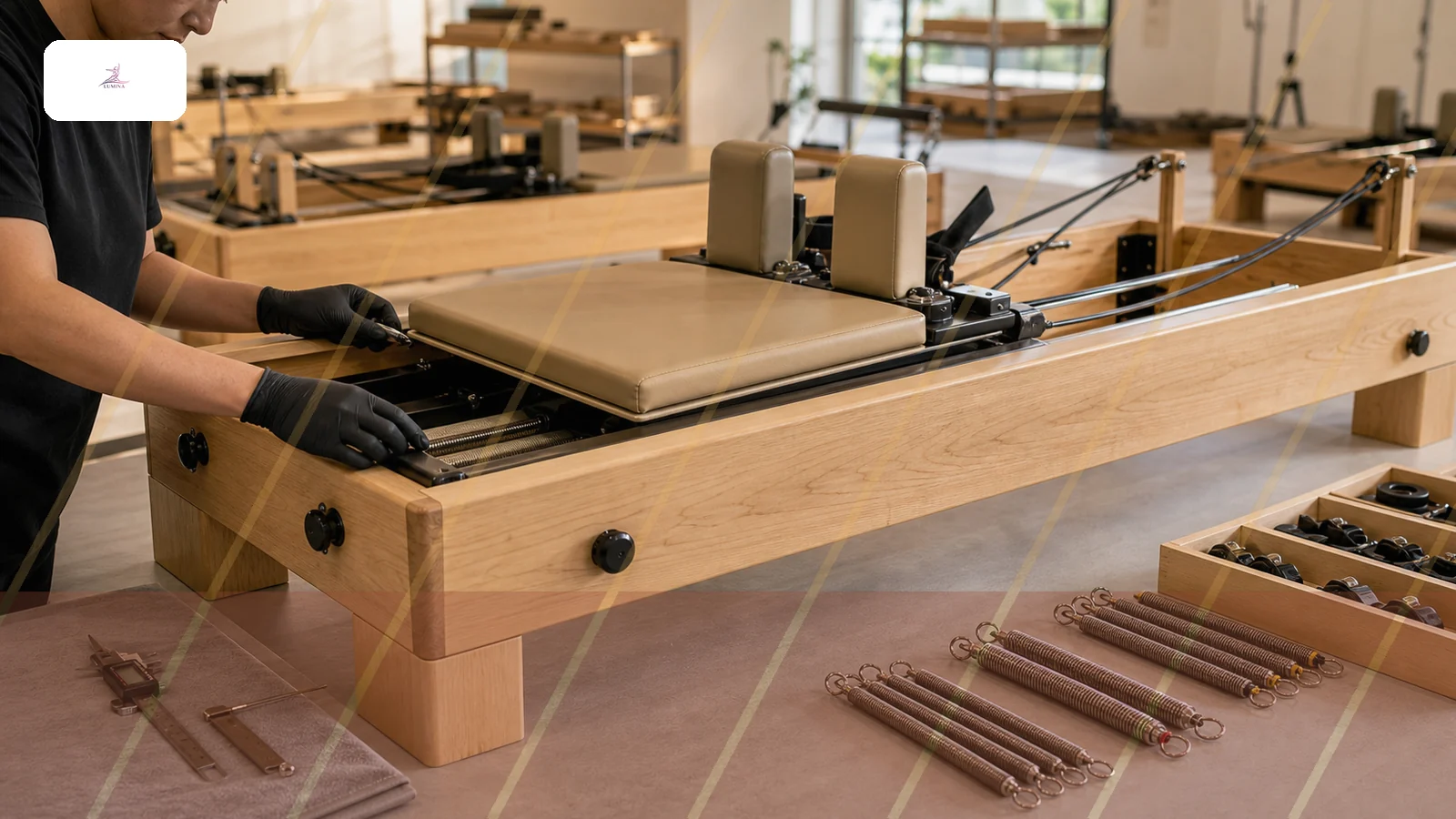 Cómo comprar reformers Pilates seguros: control de calidad para estudios y distribuidores Lumina