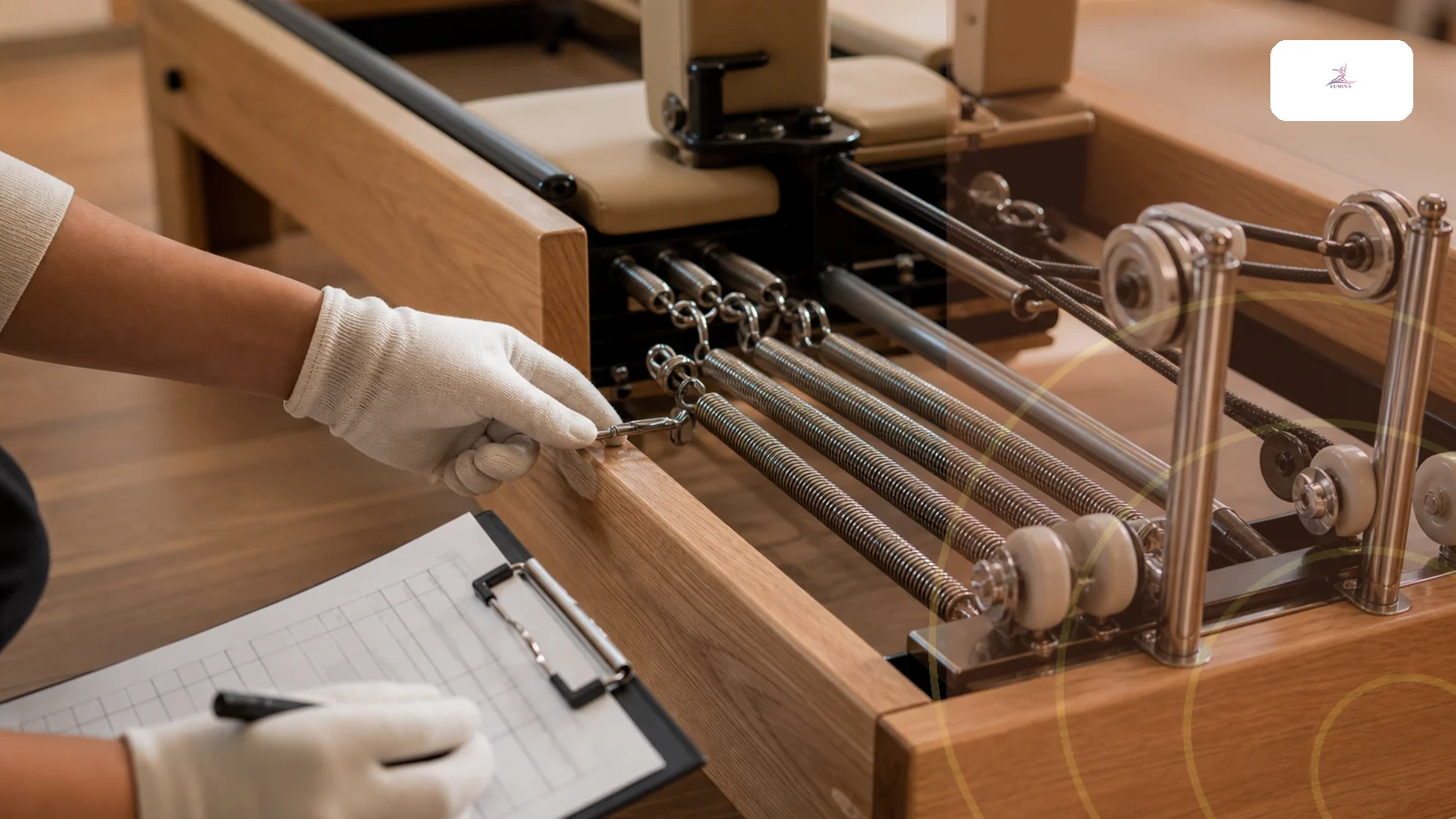 Veilige Pilates reformers inkopen: kwaliteitscontrole voor studio's en distributeurs - spring and rail quality inspection