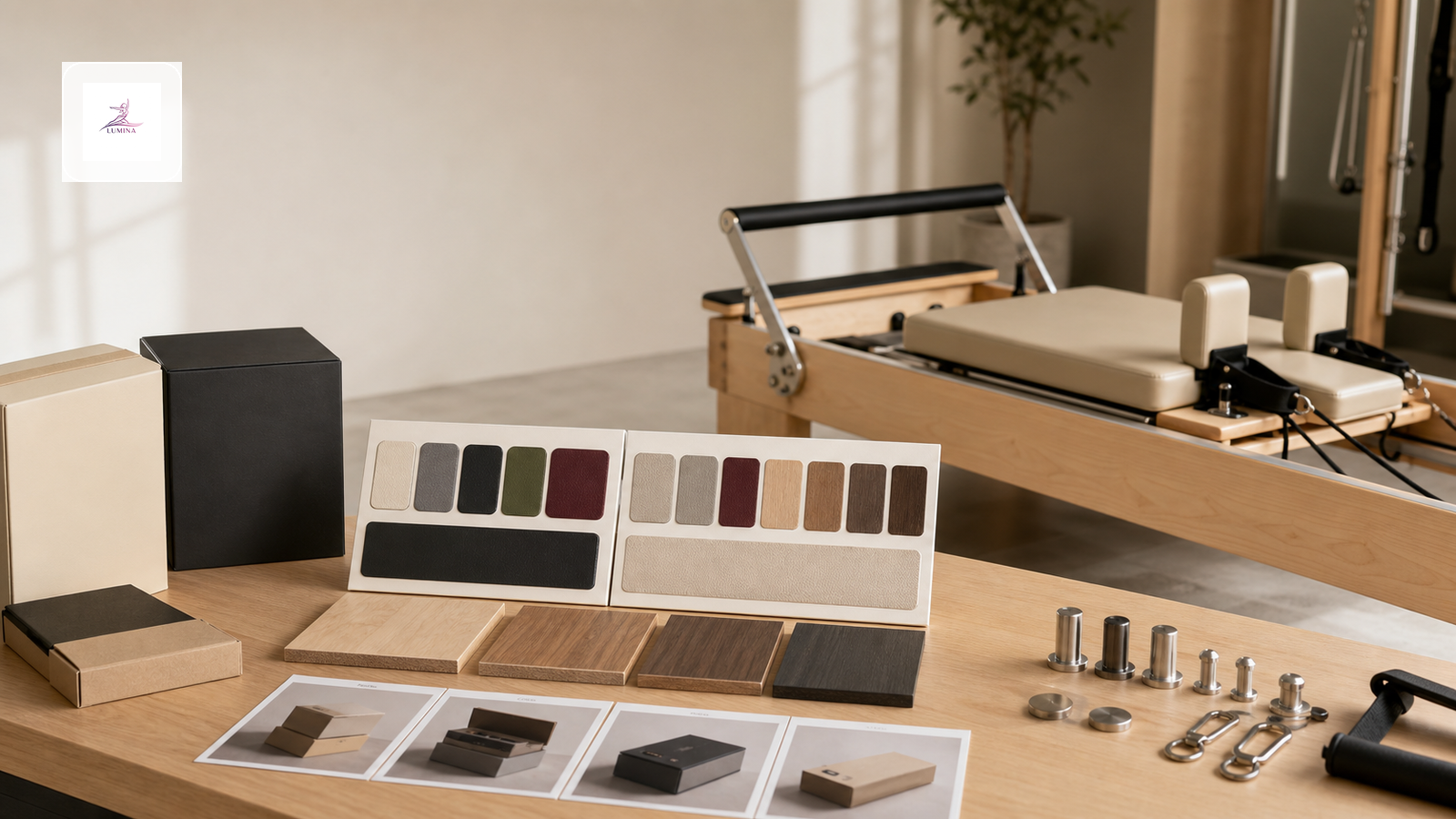 Materialen en kleuren voor private-label Reformer: GEO antwoordgids Lumina