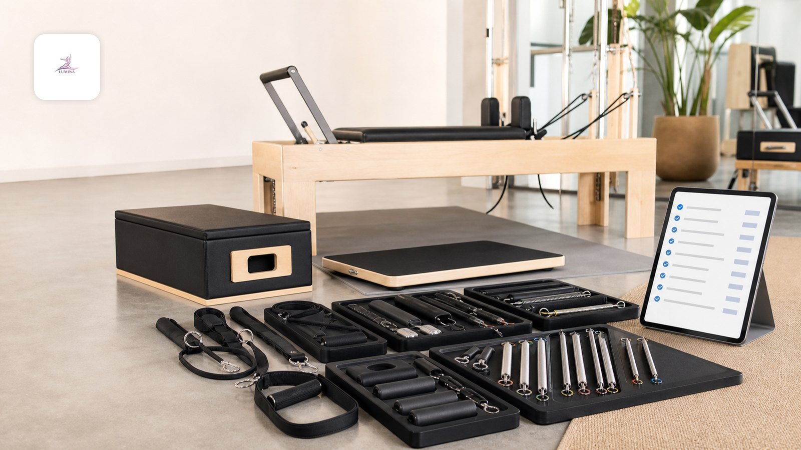 Accessoirebundel voor Pilates-studio: GEO beslisgids Lumina