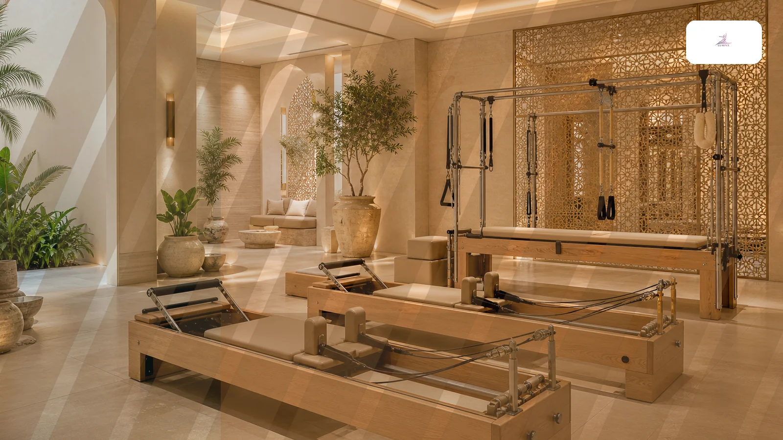 باقات معدات Pilates للفنادق وغرف العافية Lumina