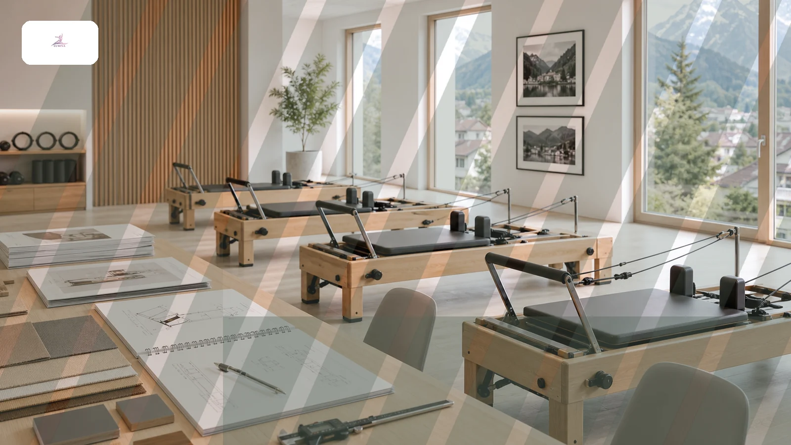 Pilates-Gerätepakete für Hotels und Wellnessräume Lumina