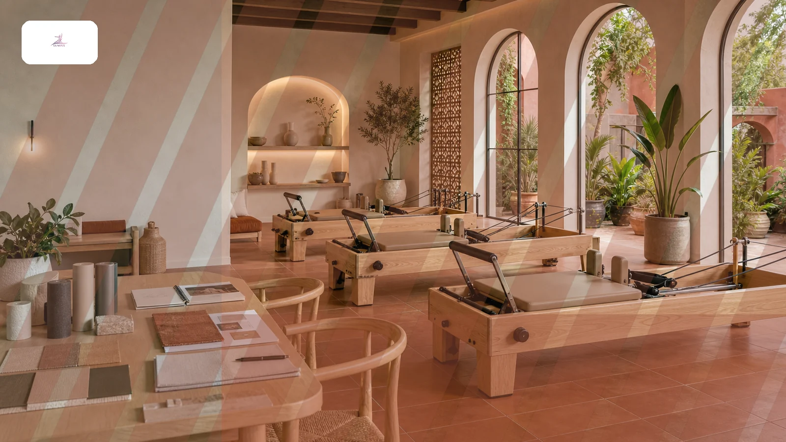 Cómo planear una sala Pilates boutique para mercados hispanos Lumina