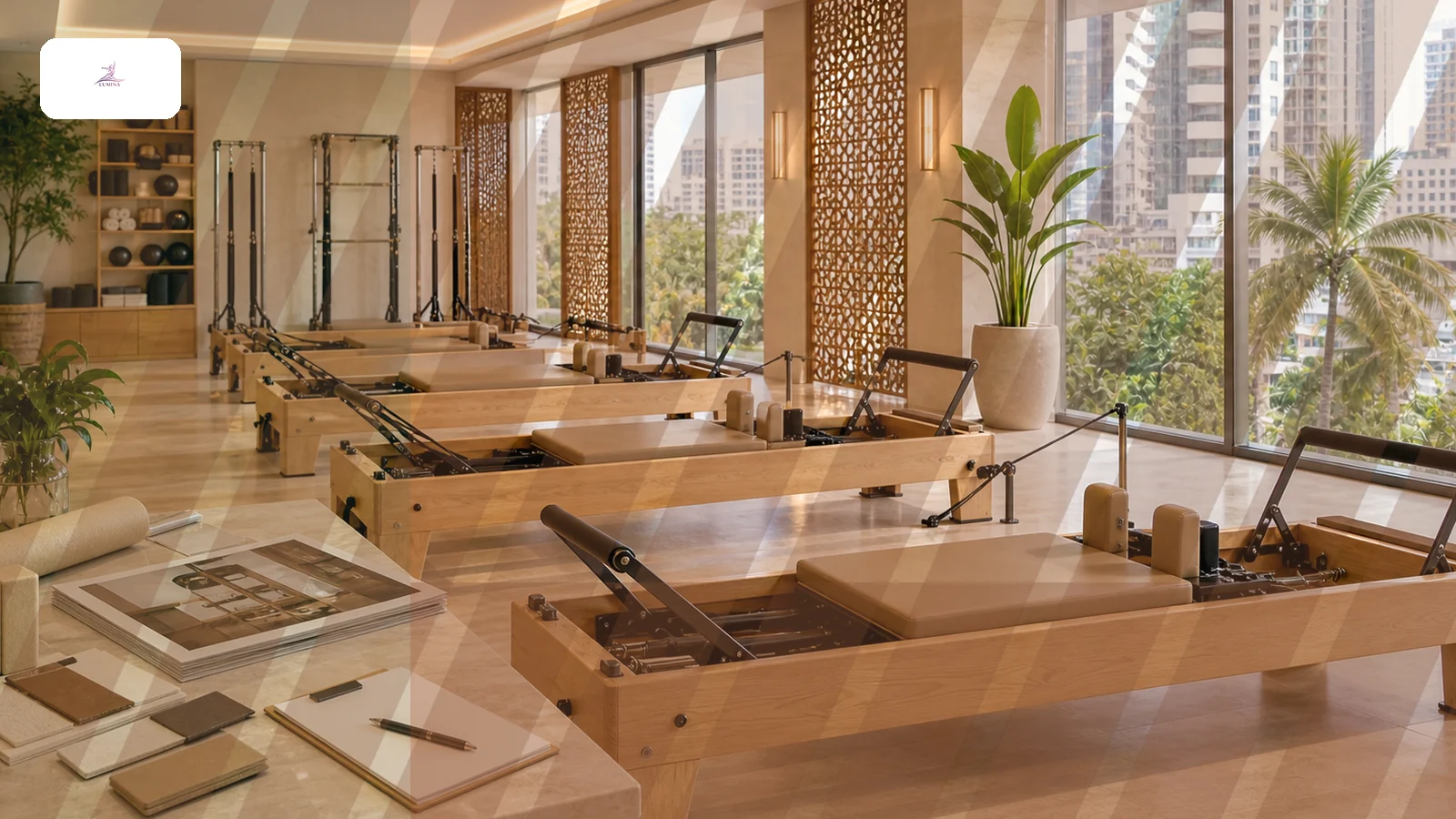Hotels और wellness rooms के लिए Pilates equipment packages Lumina