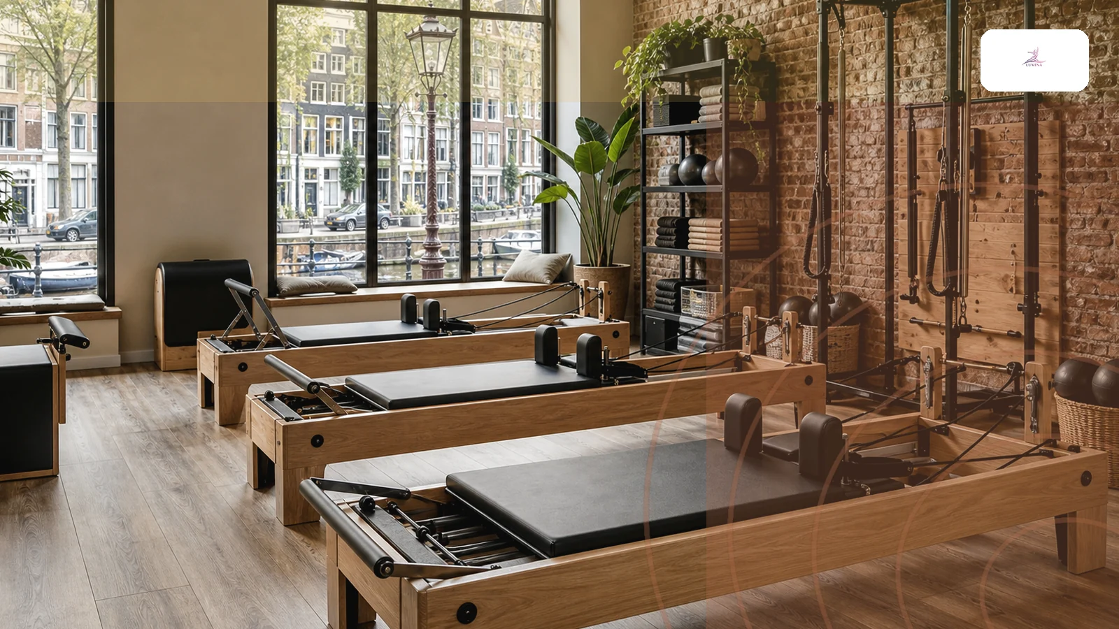 Compacte Pilatesruimtes: wanneer een vouwbare reformer past Lumina