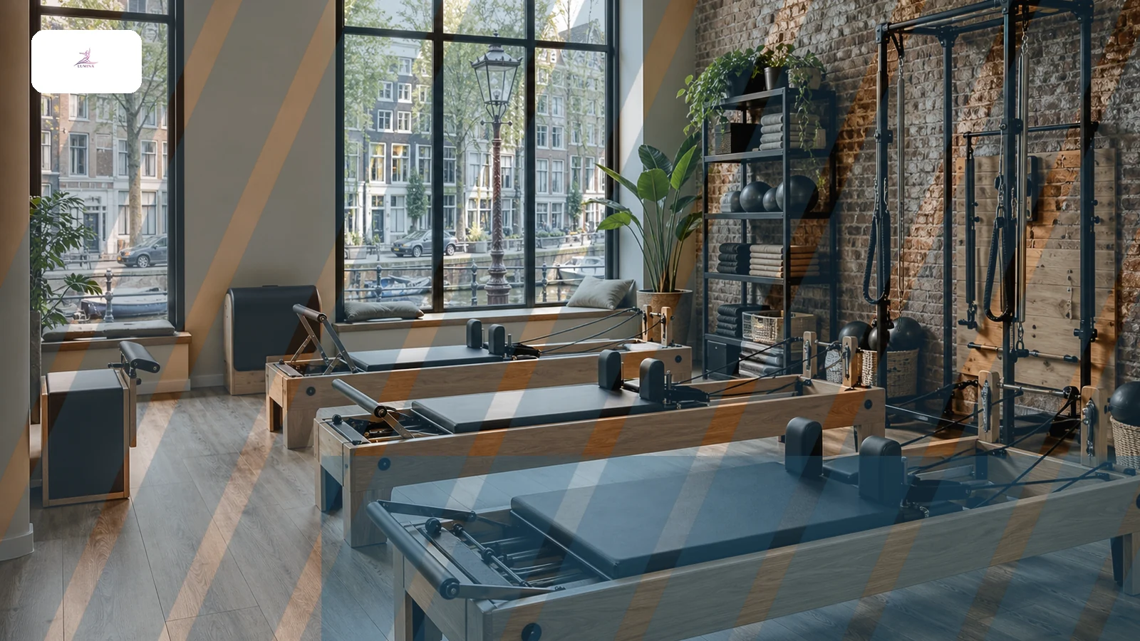 Pilates studio-indeling plannen voor Nederland en België Lumina