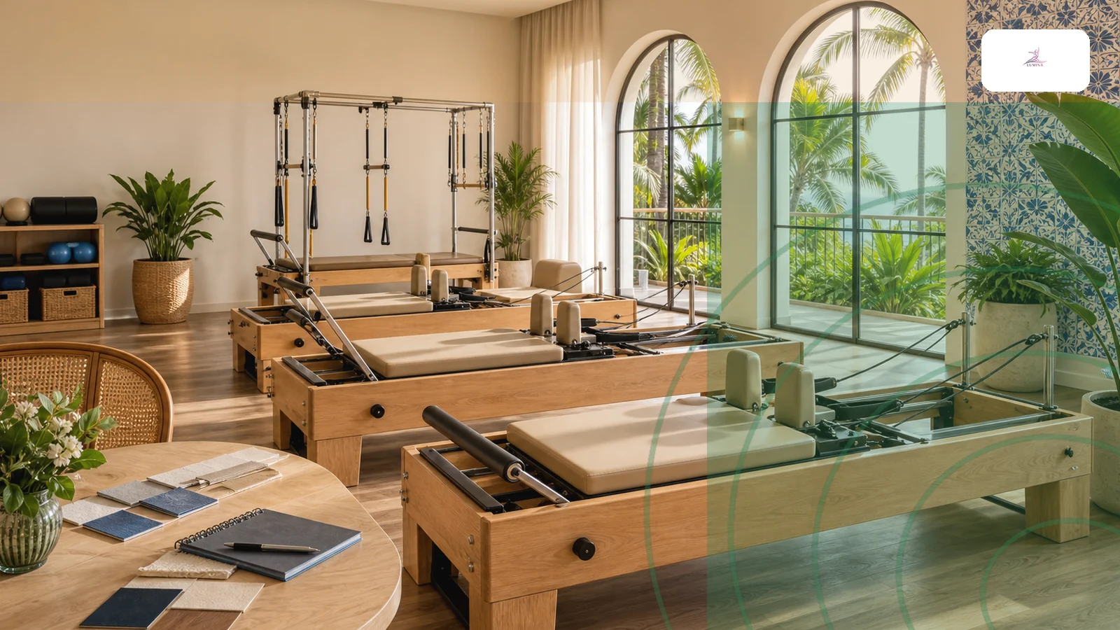 Como montar uma linha local de equipamentos Pilates para distribuição Lumina