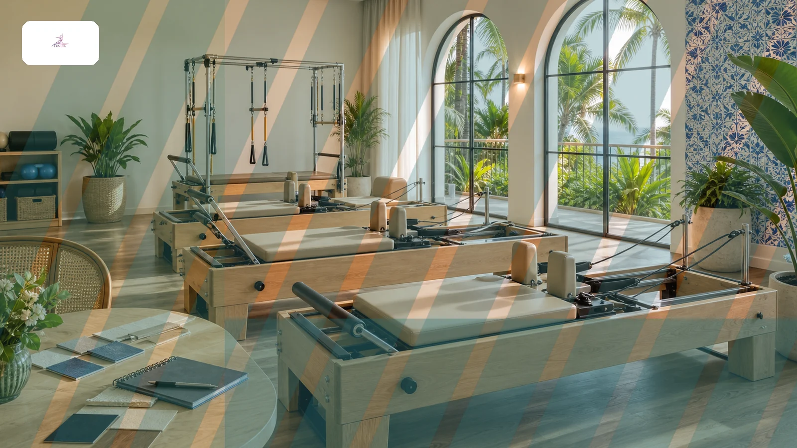 Pacotes Pilates para hotéis e wellness rooms Lumina
