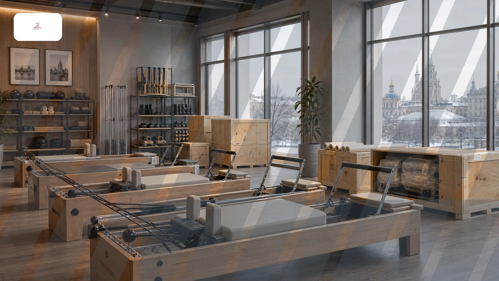 Планировка Pilates студии для русскоязычного рынка Lumina