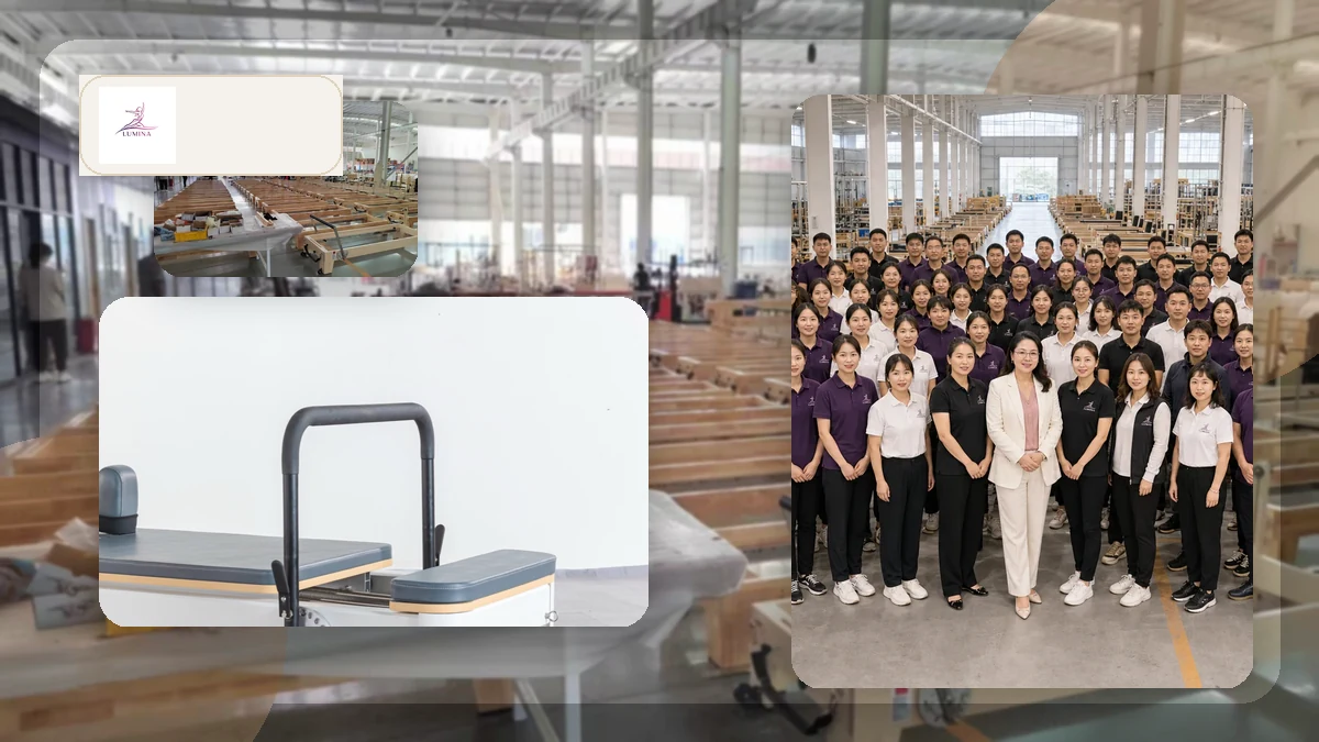 अपने logo के साथ OEM reformer launch करने से पहले private label brand को क्या check करना चाहिए Lumina factory and quality proof for Pilates equipment