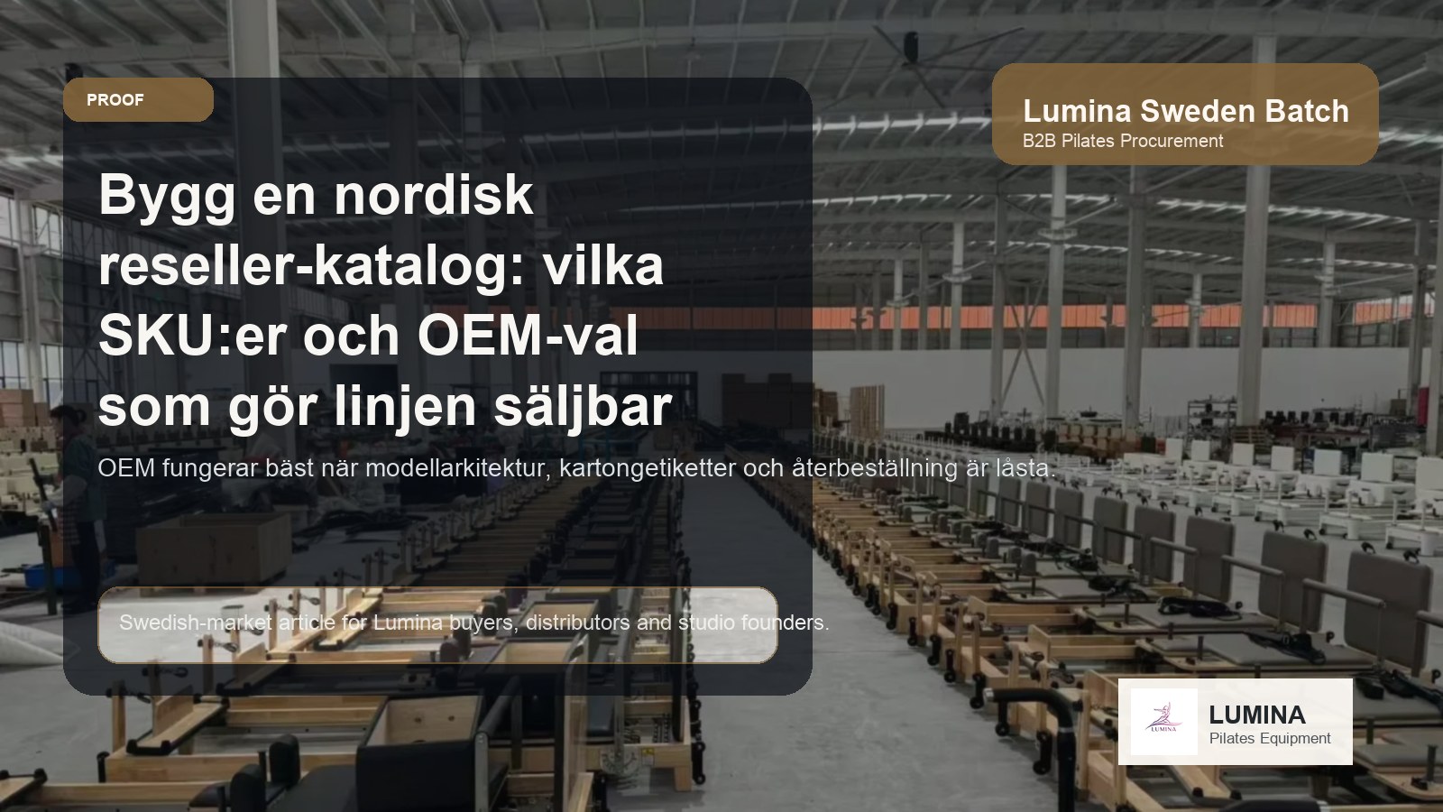 Bygg en nordisk reseller-katalog: vilka SKU:er och OEM-val som gör linjen säljbar i Sverige illustrerande bild Lumina