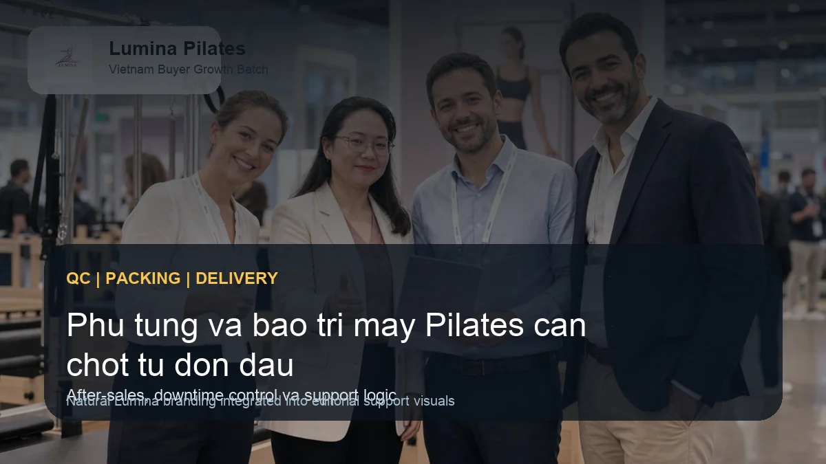 Phụ tùng và bảo trì máy Pilates: kế hoạch buyer Việt nên chốt trước đơn đầu tiên hình ảnh minh họa Lumina