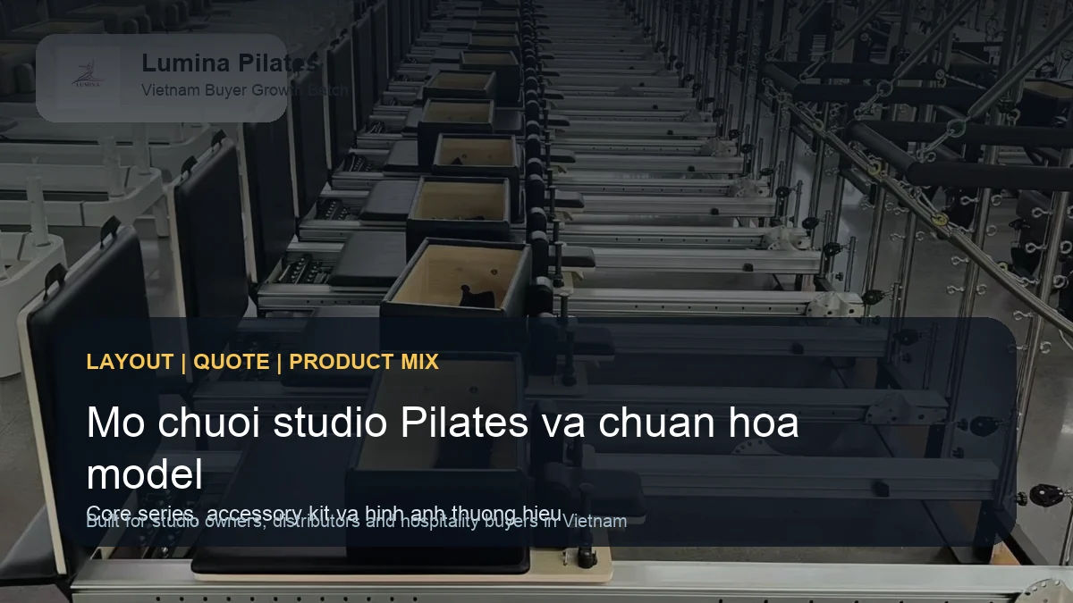 Mở chuỗi hoặc nhượng quyền studio Pilates: cách chuẩn hóa model, phụ kiện và hình ảnh thương hiệu hình ảnh minh họa Lumina