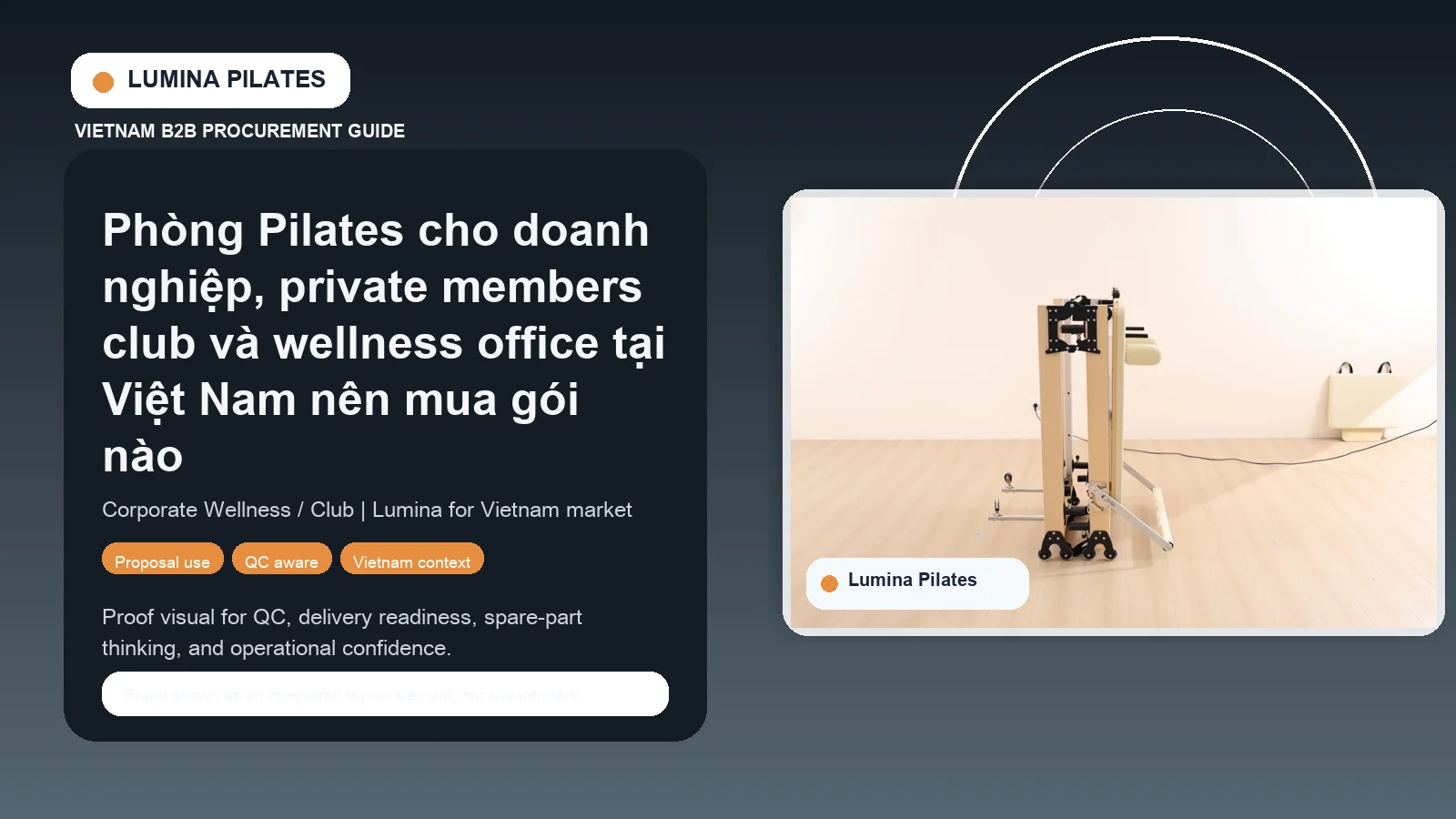 Phòng Pilates cho doanh nghiệp, private members club và wellness office tại Việt Nam nên mua gói nào hình ảnh minh họa Lumina